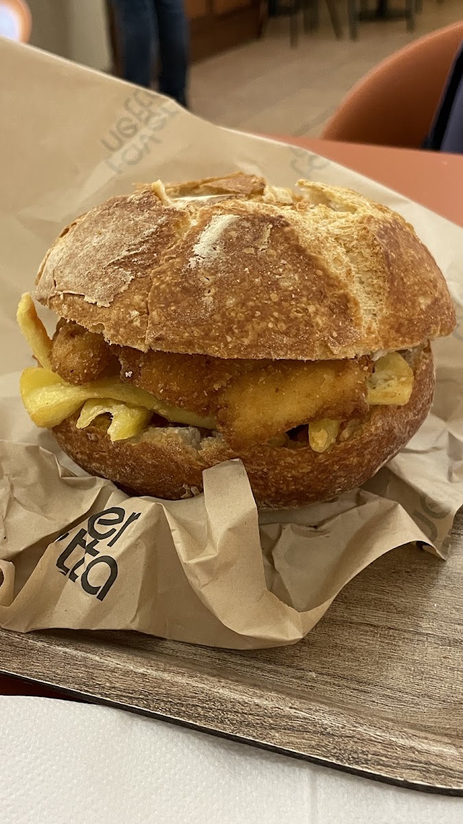 Panino fritto della Tavernetta